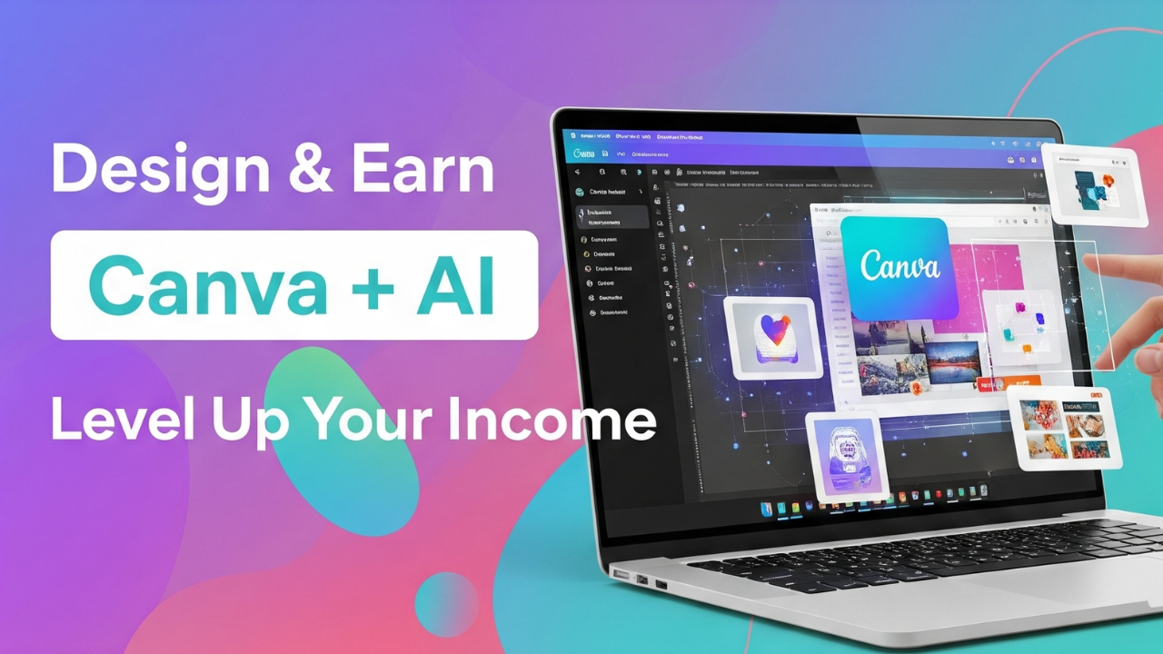 Read more about the article How to Make Money with Canva + AI in 2025